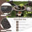Leeper Round Glass Outdoor Coffee Table