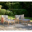 Malta Solid Wood 2 - Person Seating Group with Cushions