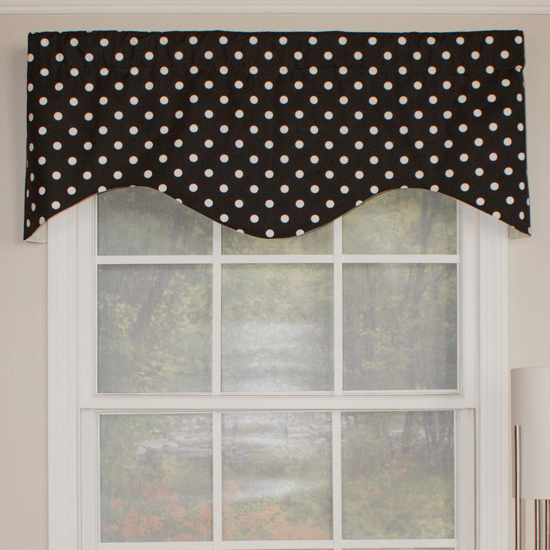 Agner Polka Dot Cornice Kitchen Curtain Isabelle & Max™ 