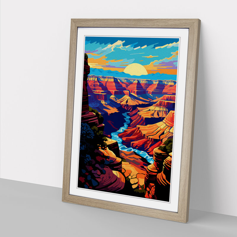 Grand Canyon Pop - Framed Print