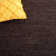 Exley Hand Woven Leather/Cotton Solid Color Rug in Grey/Dark Brown