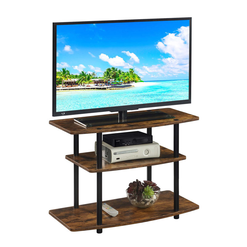 Meuble télé pour téléviseur de 32 po ou moins Edwin, Bois de grange / noir