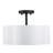Verwood Fabric Semi Flush Mount-2077443862