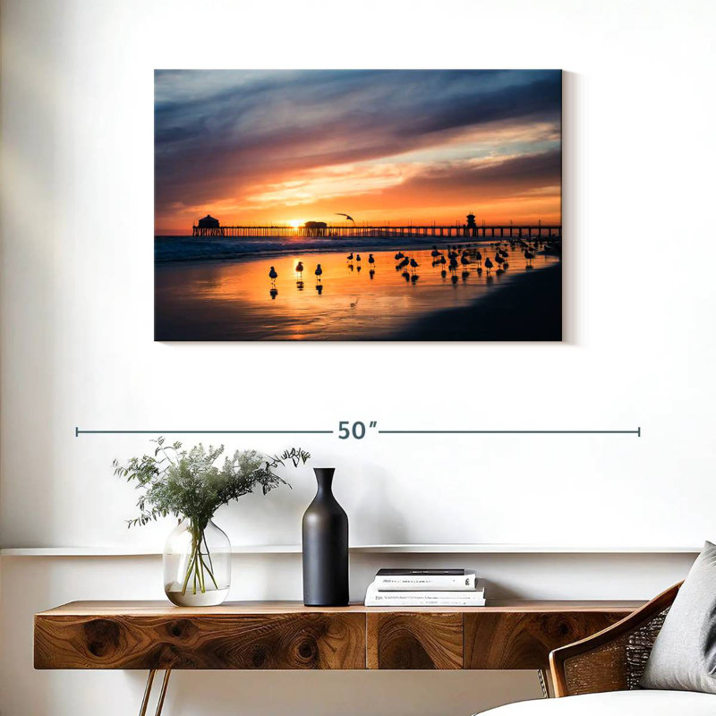 Gillard Huntington Beach Seagulls, H 24 po x l 36 po