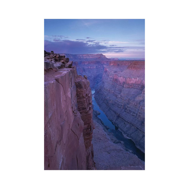 Colorado River From Toroweap Overlook, Grand Canyon National Park, Arizona I by Tim Fitzharris - Wrapped Canvas Print