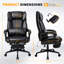 Fauteuil de direction chauffant avec repose-pieds-133409168