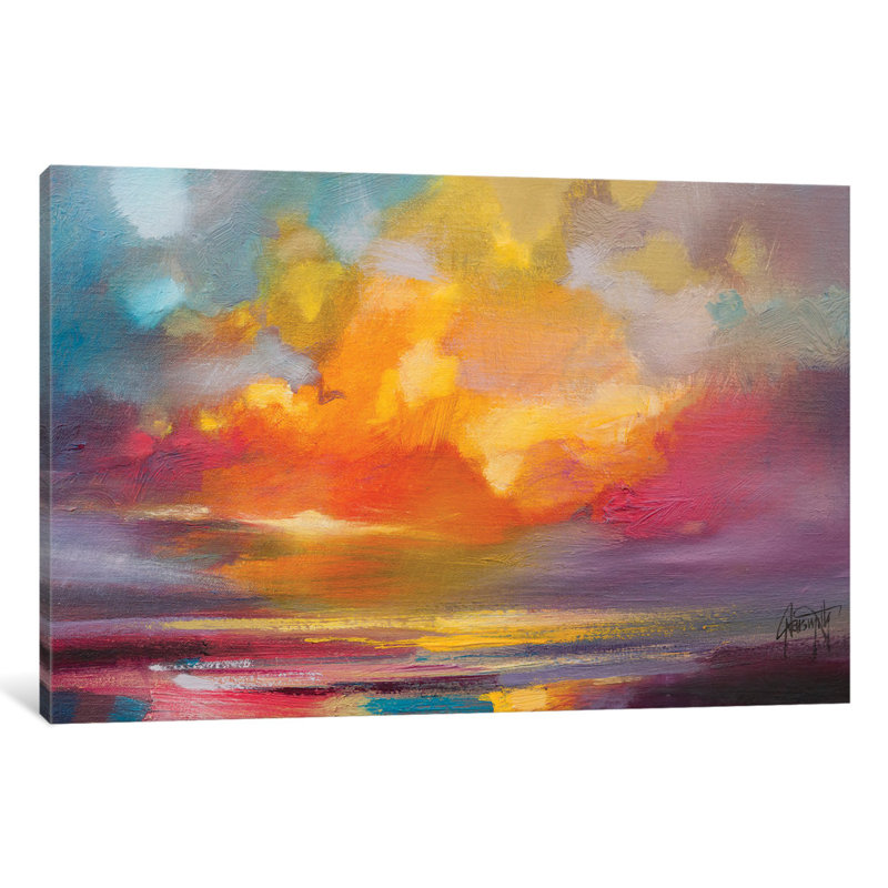 Coucher de soleil par Scott Naismith - Giclée sur toile tendue avec châssis, H 26 po x l 40 po x p 1,5 po, Toile tendue