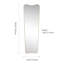 Grand miroir de plancher pleine longueur l 10 po x H 59 po Alfie-719176044-719176034-725614436