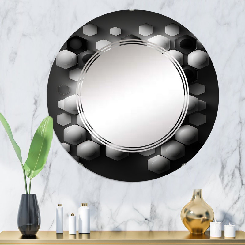 Miroir mural Raechell, 32 po x 32 po