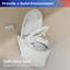 Rainlex 1.0 Gallons GPF Elongated Floor Mounted Bidet Toilet (Seat Included)