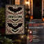 Décorations d'Halloween extérieures - Drapeau de jardin de chauve-souris gothique indésirable | Décorations d'Halloween, cadeaux et fournitures pour les fêtes, bannière double face pour jardin, cour, porche, terrasse et pelouse