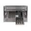 Hotte de cuisine murale à conduit 36 "650 CFM en nickel brossé