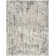 Fenster Abstract Modern Machine Woven Area Rug in Ivory/Blue/Gray