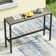 Roca Rectangular Steel Outdoor Bar Table