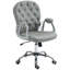 Bureau réglable réglable en similicuir de 23,5 po x 23,8 po x 40,5 po avec siège pivotant