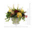 Arrangement floral mélangé dans un vase