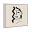 Dessin au trait «Her Face», reproduction d'art sur toile encadrée par -66777368-66777369