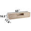 Console multimédia à profil bas avec rangement rabattable 63 po Hanshaw - Meuble télé pour téléviseur de 70 po ou moins-391167269