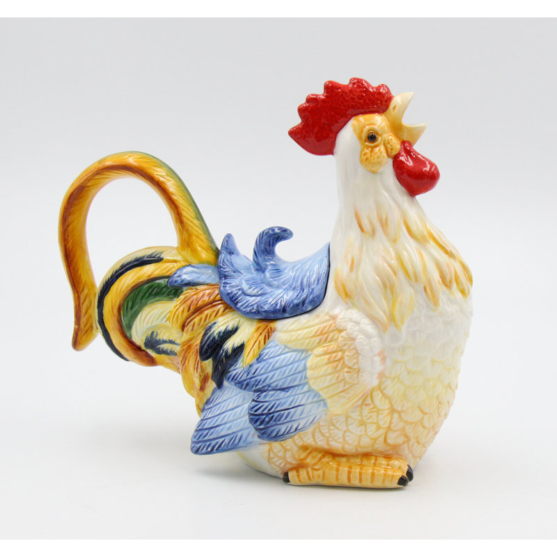 Théière coq en céramique 16 oz