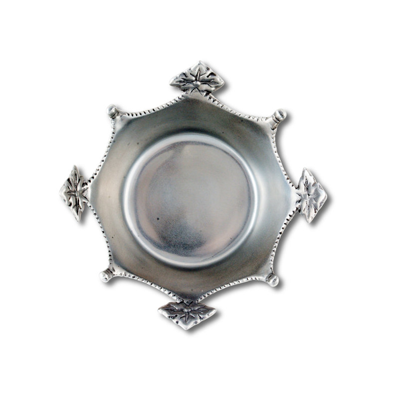 Regal Aluminum Crown-Shaped Serving Bowl, 7" Diameter