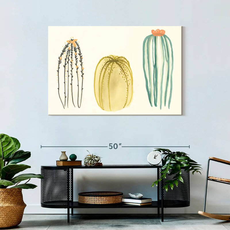 Harnek Funky Succulents III, 30" H x 45" W