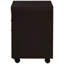 Rangement pour 3 bureaux - Finition cappuccino