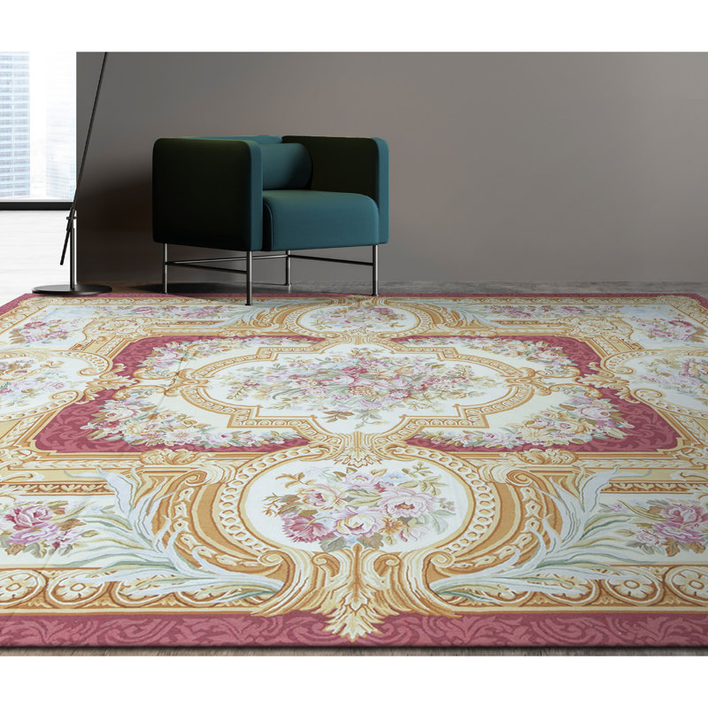 Aubusson Renaissance Wool Oriental Area Rug