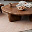 Table basse en bois massif Wabi-sabi minimal