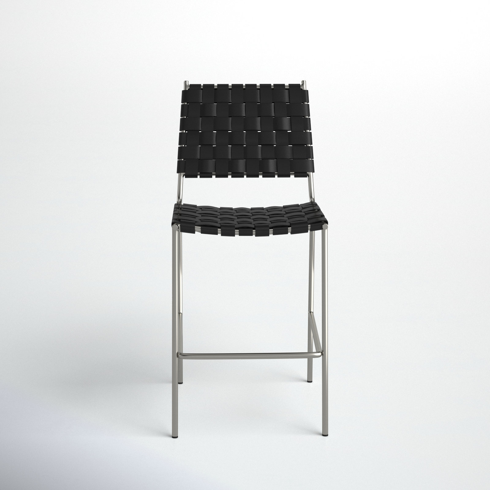 Ryland 26" Counter Stool, Sliver, Black