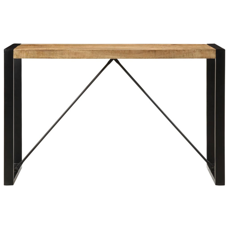 Maximus Solid Wood Dining Table, H76 x L120 x W55cm, Natural