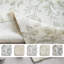 Cantonnière en lin à motif floral-108938956-108938957