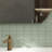 Porcetile 11.2 in. x 11.91 in. Stacked Porcelain Mosaic Wall and Floor Tile-93735486