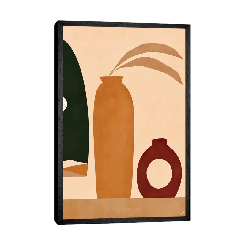 Ochre II by Bria Nicole - Print on Canvas, Black Framed Canvas, 152.5 cm H x 101.5 cm W