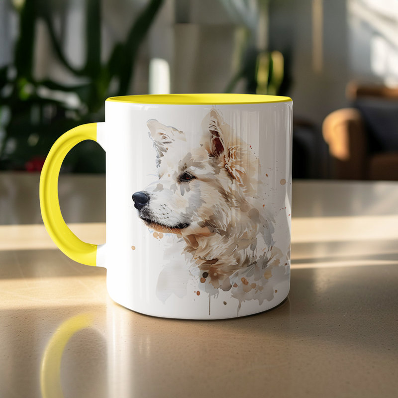 Mug, 2, Yellow