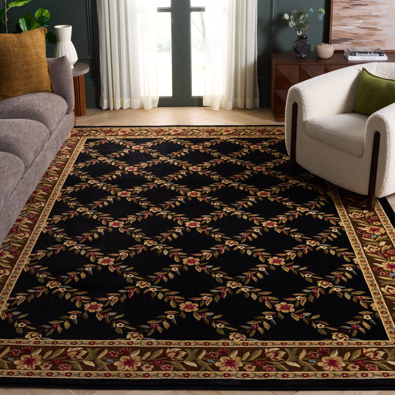 Frankie Performance Floral Rug, Rectangle 8' x 11'