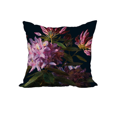 Floral Reversible Throw Pillow