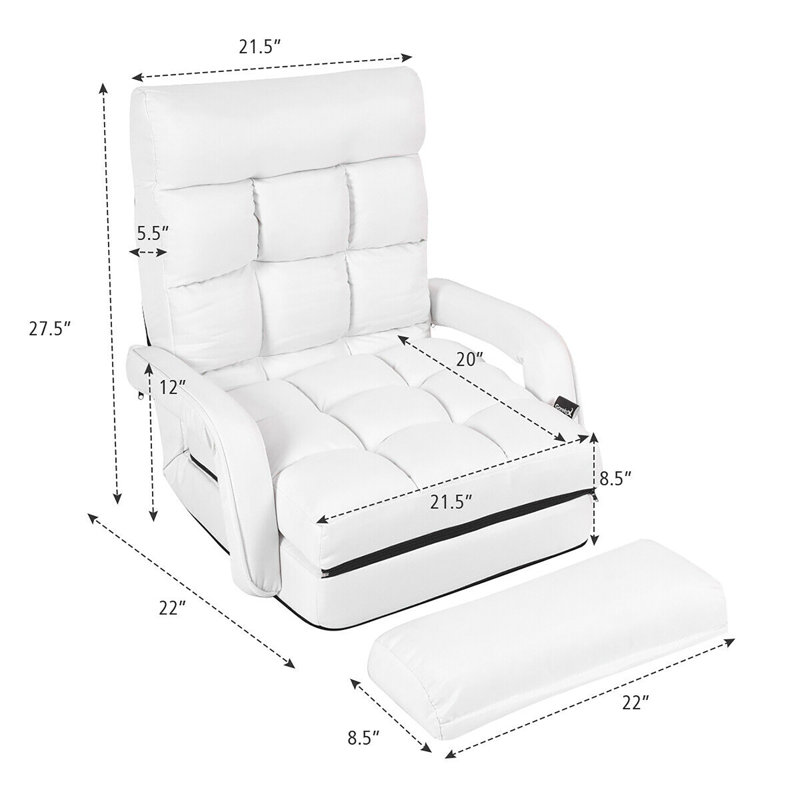 Canapé Lazy, Blanc