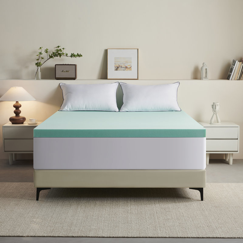 Extra Firm 2.5 Inch Foam Mattress Topper, Twin