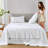 Cotton 144TC White Breathable 100% Cotton 4-Piece Queen Sheet Set-108513209-103544696
