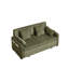 Convertible Sleeper Sofa Bed With Pullout Function, 4 Pillows And Side Pockets, Ideal For Living Room, Bedroom, Apartment And Office Use-1944668806