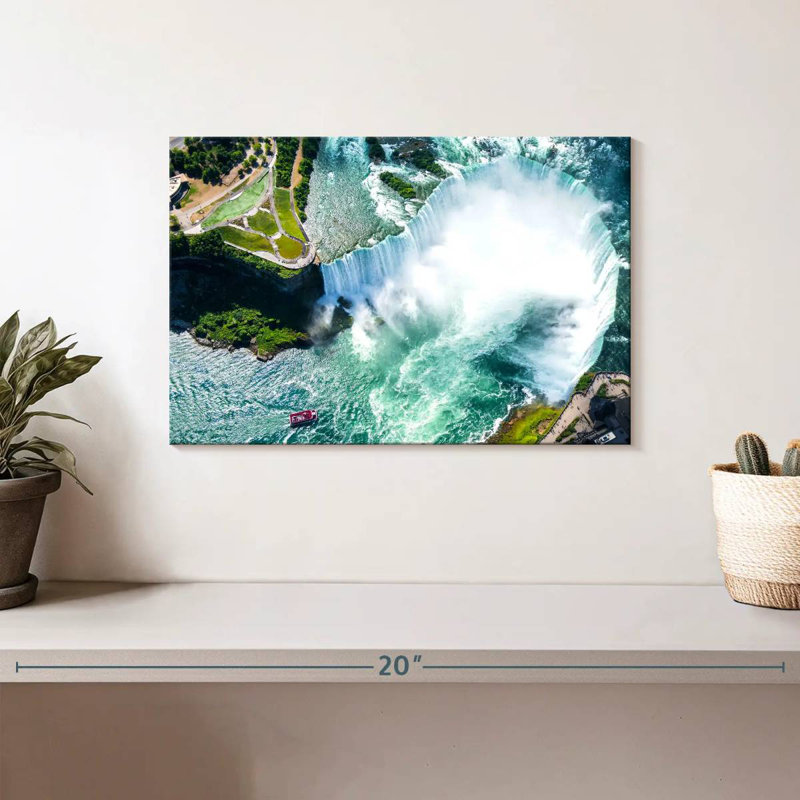 Alvord Niagara Falls d'en haut, H 8 po x l 12 po