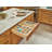 Wood Base Cabinet Two-Tier Replacement Drawer System W/ Soft-Close-104596847