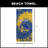 NBA Psychedelic Beach Towel, Soft Colorful Basketball Fan Pool Towel, 30 x 60 Inches-313199132