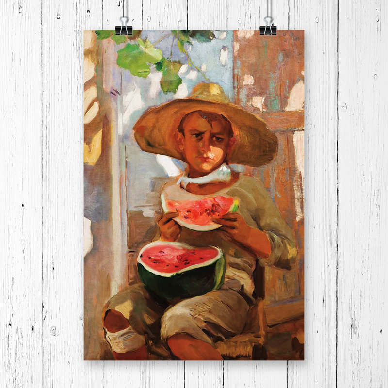 Joaquin Sorolla Y Bastida - No Frame Painting, 42cm H x 29.7cm W