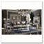 Table de bout à 1 tablette en platine antique