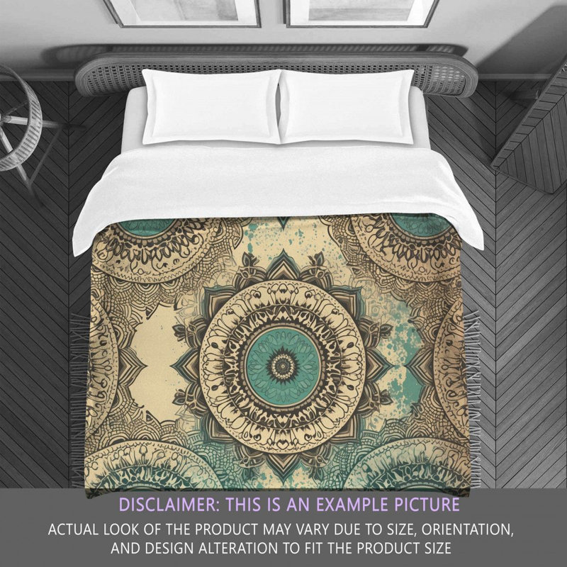 Mandala Comforter, Twin Comforter