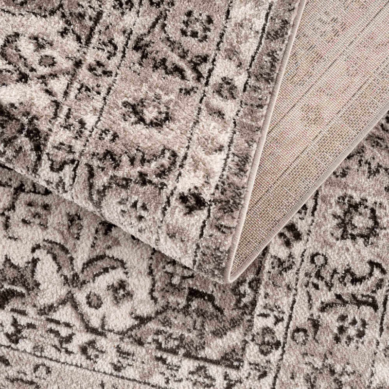Tapis beige / brun Jascha, Rectangle 6 pi 7 po x 9 pi