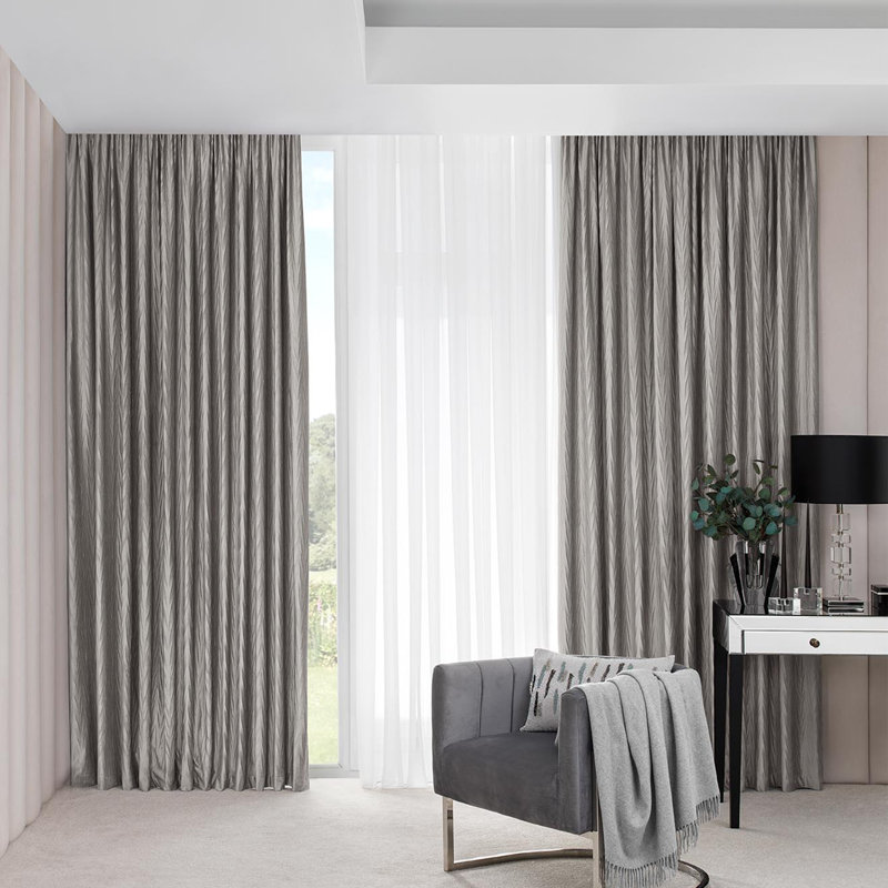 Rideaux GURYE GY 260 x 270, 2 pièces, Grey