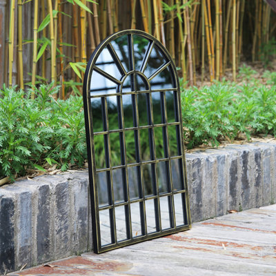 Milano Metal Arch Wall Mirror