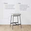 Tabouret de bar rembourré à hauteur de comptoir-932493977-938414280
